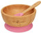Just Bamboo ® Baby and Toddler Suction Bowl Set for Feeding and Weaning | Outstanding Suction | Bamboo Baby Suction Bowls with Matching Spoon Set from 6 Months