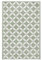 JEMIDI Outdoor Teppich 120x180cm groß - Terrassenteppich Balkonteppich Außenteppich - Balkon Teppich Garten Läufer Gartenteppich - Diamant Muster Grün Grau
