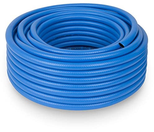 EBERTH Tubo per aria compressa 30m, tubo per compressore con diametro 10mm x 14,5mm (interno x esterno) e pressione di esercizio di 20 bar, accessori per pistole ad aria compressa senza attacco