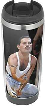 Profiles Freddie Mercury Stage - Travel Mug, Thermal Insulated Cup for Hot and Cold Beverages Drinks
