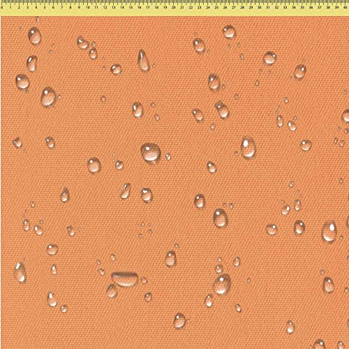 DreamRoots Segeltuch Wasserdicht - Polsterstoff Meterware 160 cm breit - Wasserabweisender Stoff 220 g/m2 600D - Markisenstoff Wasserdicht Meterware Beige 1M