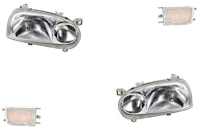 Johns, Scheinwerfer passend für VW Golf III 1Hx0 91-97 H1 Satz Links Rechts m. Blinker