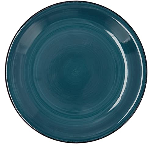 Quid Zafiro Vita Plato Llano Cerámico 27cm Otras Ceramicas Apto Microondas Seque Los Platos Por Las Dos Caras Después De Cada Lavado Apilable