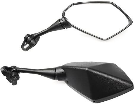 FIXCOR Spiegelzubehör Für Suzuki GSX-R GSXR 600 750 1000 K1 K2 K3 K4 K5 K6 K7 K8 GSX Für Bandit 1200 Universal Seite Spiegel Motorrad Spiegel Motorradzubehör