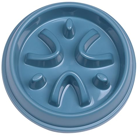 Slow Feeder Dog Bowl, Dog Food Bowl Slow Feeder, Slow Dog Feeder Bowl, Dog Slow Feeder Bowl for Small Medium Dogs (Flower)