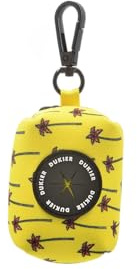 DUKIER - Distributeur de Sacs pour Excréments de Chien, Porte-Sacs en Tissu, Accessoire pour Animaux, avec Mousqueton, Design Californien