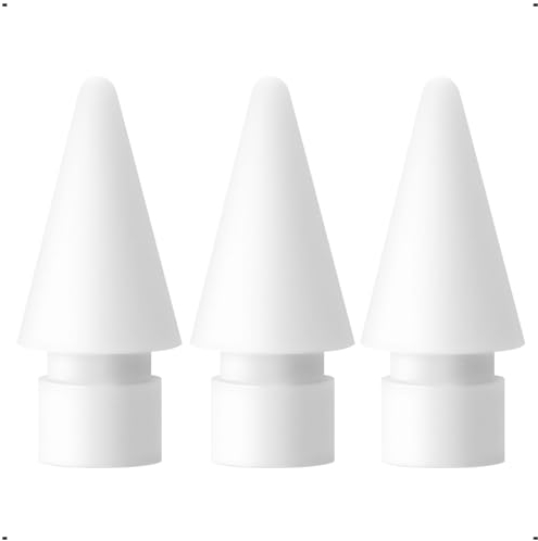 [3 Stück] Spitze für Apple Pencil 2. Generation und Apple Pencil 1. Generation, Apple Penci USB-C, Apple Penci Pro, Hochempfindlicher Präziser POM Ersatzspitzen für Apple iPad Pencil Nib