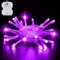 cshare Le più recenti lucine a batteria a LED, 3M 30 LED Scatola batteria impermeabile IP65 con timer, decorazione per Natale, giardino, stanza per esterni/interni-Viola