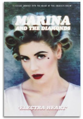 Marina and the Diamonds Poster, ästhetische Leinwand, Poster, Raumdekoration, Wandkunst, Poster, Dekoration, Poster, 30 x 45 cm, ungerahmt