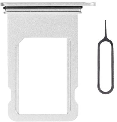 Risidamoy Single SIM Card Tray Starlight Replacement for iPhone SE 3rd Generation US Version for iPhoneSE3 Card Tray Holder Adapter with SIM Ejector for iPhone SE2022 A2595 A2782 A2783 A2784 A2785