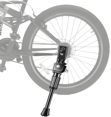 qhklew 16 Zoll Fahrradständer, Fahrrad Ständerfuß Hinterbauständer, Kinderfahrrad Einseitiger Stand, für Kinderfahrräder, Balance Bikes, Kleine Fahrräder