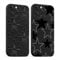 Foonary 2 Pack Fashion Phone Cases for iPhone 13 Pro Case 6.1, Star Aesthetic Print Slim Soft Silicone TPU Case for Women, Shockproof Cover Protective Funda para Girls, Black for iPhone 13 Pro