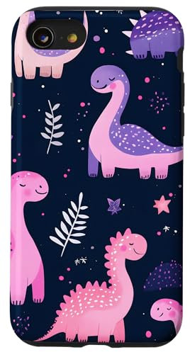 iPhone SE (2020) / 7 / 8 Cute Dinosaur Cartoon Pattern Case