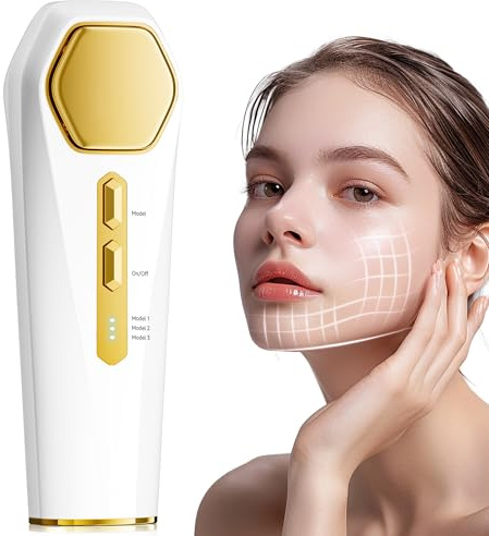 INTEO Multifunctional Facial Massager, Real Glass Glow Device for Face and Neck, Portable Face Massager Tool for Skin Care Pore Care, Enhanced Skin Radiance Effective Against Dullness