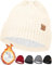 SUTIYO Beanie Mütze Damen mit Fleecefutter Herren Wintermütze Warme Strickmütze Thermo Wollmütze Frauen Mützen (DE/NL/SE/PL, Alphanumerisch, Einheitsgröße, Einheitsgröße, Beige)