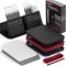 Nicpro Kit de Peinture Miniature Professionnel, Palette Peinture Humide, 16 pinceaux de détail, Pinceau Sec avec Sac en Nylon, 100 Feuilles de Papier, 4 éponges et Palette de mélange pour maquettes