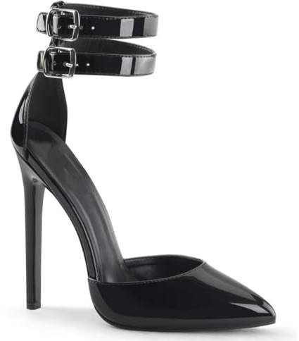 women's ankle strap pointed toe stiletto high heel pumps, wedding bridal evening party dress shoes Household faucets