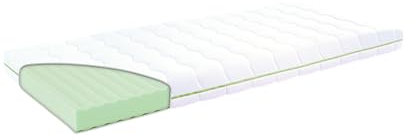 TRÄUMELAND - Kindermatratze 90x200 cm Air Flow Child | Atmungsaktive Kaltschaummatratze für gesundes Schlafklima | Ergonomisch, Öko-Tex 100 zertifiziert, allergikergeeignet