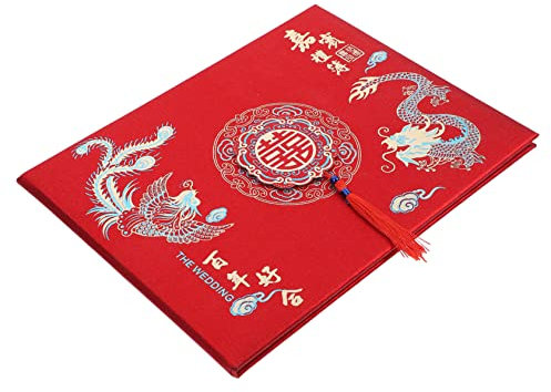 Ciieeo Guest Book Wedding Fern Chinese Guest Book Wedding Party Supplies Style