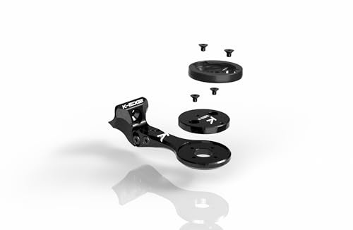 K-Edge Garmin Edge 1050 Offset-Abstandshalter, Schwarz, One Size