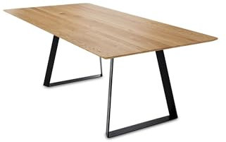 58 aufm Kessel Esstisch Dagmar 2 120x75x80 Esszimmertisch Massivholz Wildeiche