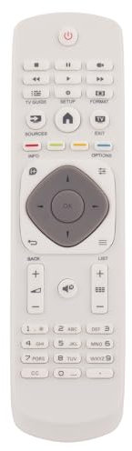 AULCMEET 398GR08WEPH01T Replacement Remote Control Compatible with Philips 4K OLED Smart TV 996590021973 YKF346-004