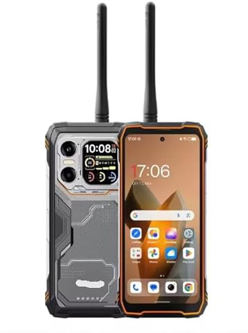 XP 1 Walkie Talkie Smartphone robusto, dimensione MTK 7050,16GB + 512GB, 20000mAh, schermo 6,78 pollici 120Hz, Walkie Talkie Android 15W