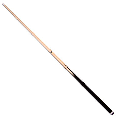 Nexos Trading Queue für Billard Snooker Pool aus Holz 2 teilig ca. 146 cm (57 Zoll) mit Gummipuffer und Klebeleder Ø 12mm
