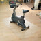casa pura Bodenmatte/Unterlegmatte für Heimtrainer, Ergometer, Crosstrainer und andere Fitnessgeräte - transparent - 75x120 cm