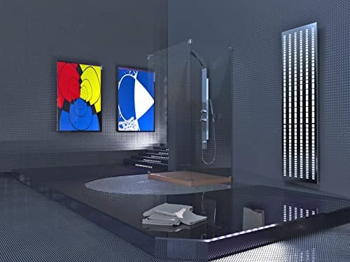 Badheizkörper Design broken Mirror 3 HxB: 180 x 47cm 1118 Watt edelstahl 3D Szagato Handtuchwärmer Design Heizkörper Mittelanschluss Bad Heizkörper vertikal moderner paneelheizkörper flach