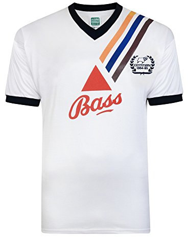 Derby County 1984 Centenary Short Sleeve Shirt - White, 2X-Large