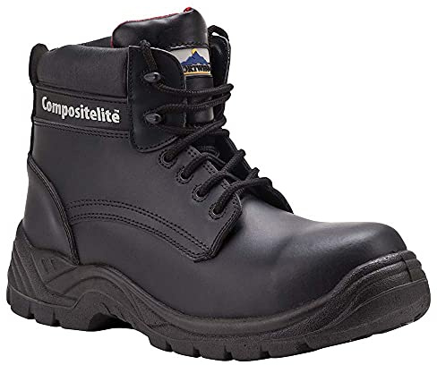 Portwest FC11 Composite Leather Ankle Boot Metal Free Non Metallic ESD