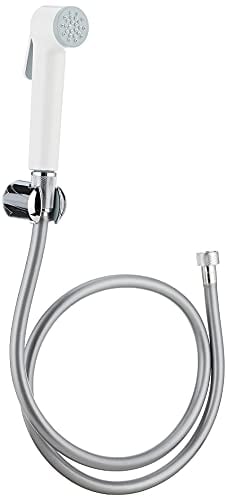GROHE Tempesta-F Trigger Spray 30 Wall Holder Set with Trigger Control Hand Shower Easy-Clean Design In Durable Chrome and Pure White Finish Twistfree Hose Made In Germany 27812IL1
