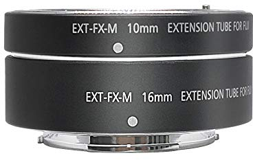 Mcoplus EXT-FX-M Makro Metall Automatik Focus AF Extension Tube Set 10 mm 16 mm für Fujifilm xpro2 XT1 XA2 XE2 xe2s X70 XE1 X30 X70 XM1 XA1 XPro1