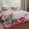 PETTI Artigiani Italiani - Set Copripiumino Matrimoniale 250x200 cm (2 Federe 50x80 cm Incluse), Parure Copripiumino Morbida Microfibra con Stampa Digitale - Made in Italy - Roses Butterfly