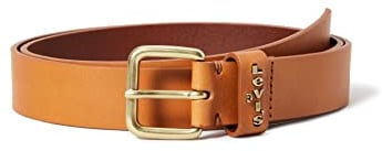 Levi's Damen Calypso Gürtel, Brown, 90