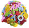 344 Stück Glitzer Schaumstoff Aufkleber Sticker Buchstaben Selbstklebend Stern Herzen Alphabet Bunt Aufkleber Sticker EVA Moosgummi Buchstaben zum kleben für Schultüte DIY Handwerk