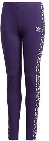 adidas Solid Leggings - Leggings (1/1) da Bambina, Bambina, GD2805, Viola (dpurpl), Viola Tenue (prptnt), 1314