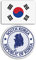 Vinyl-Aufkleber, Südkorea, 10 cm, 2 Stück