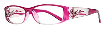 EYEBOGO Kaylee Strass Lesebrille für Damen, Damen Lesebrille, Frauen Lesebrillen (Pink, 4.00)