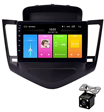 Autoradio Android 12 avec écran Tactile IPS 2.5D pour Chevrolet Cruze (2008-2015) - Caméra de recul Gratuite - Navigation GPS 9 Pouces - Prise en Charge de la Commande au Volant WiFi Bluetooth FM USB