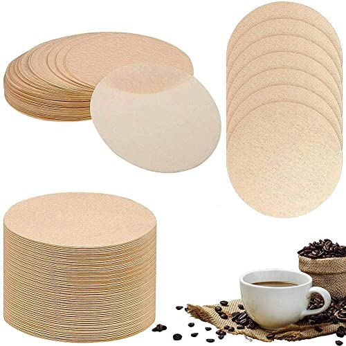 pulunto 300 Pezzi Moka Pot Carta da Filtro Rotondo Caffè Carta Da Caffè Gocciolante Pot Pot Vietnam Pot Filter Z0m7 Moka