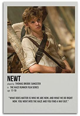 The Maze Runner Film-Leinwand für Raumdekoration - Ästhetisches Kunstposter für Schlafzimmer, Wohnzimmer Wände - 30 x 45 cm, Ungerahmt