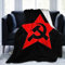 AOOEDM Flanell-Fleecedecke mit kommunistischem Hammer, Sichel und Sternflagge, weiche, Flauschige Überwurfdecke, verwendet für Sofa, Bett, Reisen, Camping, Outdoor