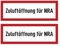 Aufkleber: 74x210 mm, 2 Stück - Zuluftöffnung für NRA - Natürliche Rauchabzugsanlage - Brandschutzzeichen - Hinweisschild auf Brandschutzeinrichtung und Einsatzhinweise - DIN 4066 - D1