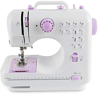 Mini Nähmaschine, Elektrische Nähmaschinen, Freiarmnaehmaschine, Nähmaschine für Kinder und Anfänger (B-27 * 12 * 26.5CM)