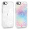 Foonary 2 Stück Transparent Hülle für iPhone 7/8/SE 2020/SE 2022 4,7, Handyhülle mit Frauen Mädchen Aesthetic Blumen Muster Motiv Design Case, Silikon Schutzhülle Cover für iPhone SE 3, Blume7