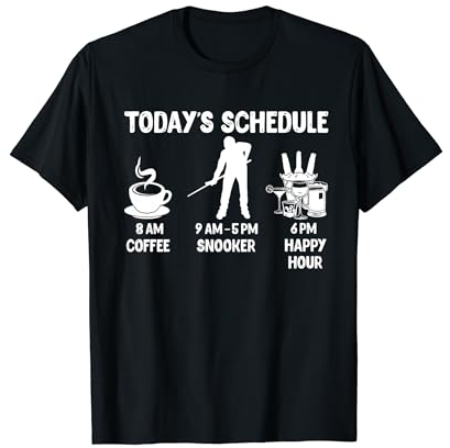 Happy Hour Snooker-Geschenk – lustiges Snooker-Geschenk T-Shirt