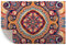 murando - Vinyl Teppich 90x60 cm - PVC Küchenteppich für Wohnzimmer Schlafzimmer Outdoor Läufer Küche Vinylteppich Dünn rutschfest Balkonteppich Design Mandala Muster Bunt f-A-0096-bi-b