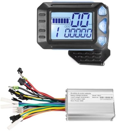 Kunray 24-48V 350W Brushless Motor Controller Mit LCD Anzeige Dualmodus Ebike Controller 24V 17 Ampere Zum Elektrisches Fahrrad Elektroroller Brushless Controller Kit